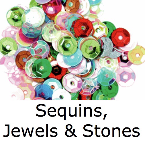 Sequins, Jewels & Stones