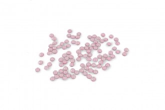 Acrylic Stones - Glue-On - Round - 4mm - Pink (Trimits)