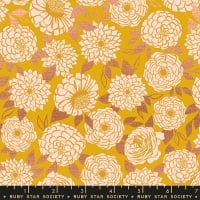 Moda - Stay Gold by Ruby Star Society - Sparkle Floral Flower - RS0022 11M (Goldenrod)
