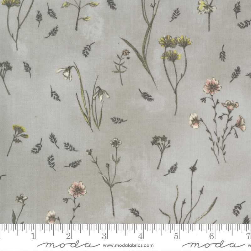 Moda - Botanicals - Wildflowers - 16911 12 (Vintage Grey)
