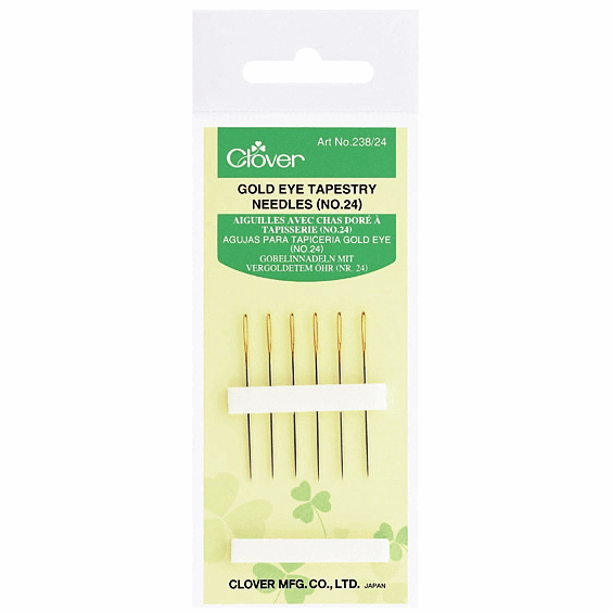 Tapestry  Needles - Gold Eye - Size 24 - Clover (CL238/24)