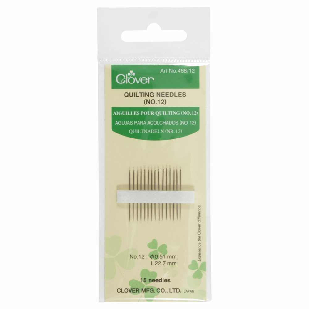 Quilting Needles - Size 12 - Clover (CL468/12)