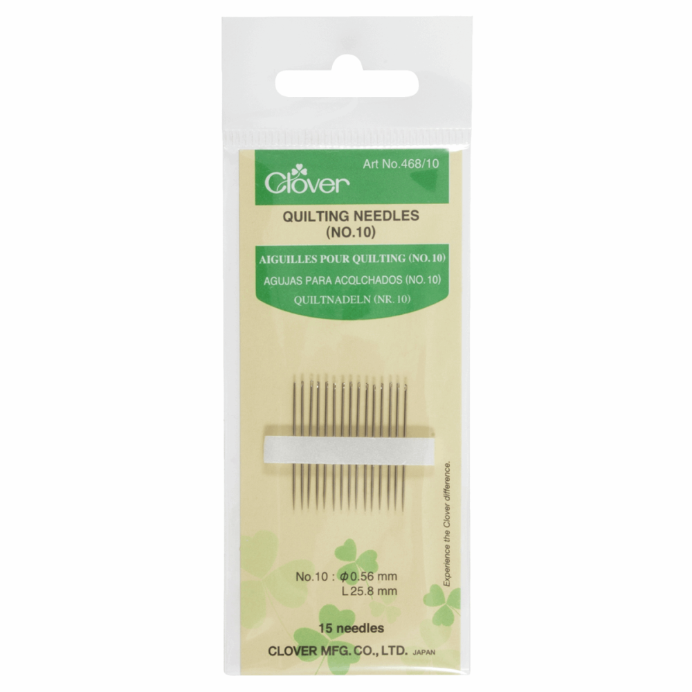 Quilting Needles - Size 10 - Clover (CL468/10)