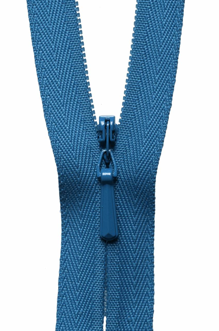 Concealed Zip - 20cm / 8in - Saxe Blue