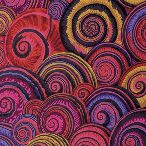 Spiral Shells - Red - PWPJ073.REDXX - Kaffe Fassett Collective