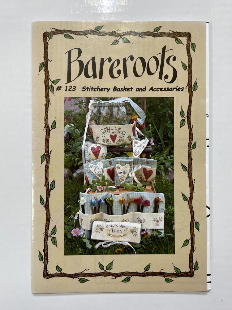 Sewing Things - Pattern for Stitchery Basket and Accessories - Bareroots