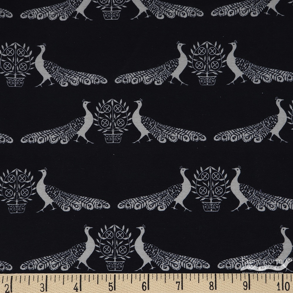 Cotton Knit Jersey - Decadence - Regal Impressions Chinoise - No. K-21002 - Art gallery Fabrics