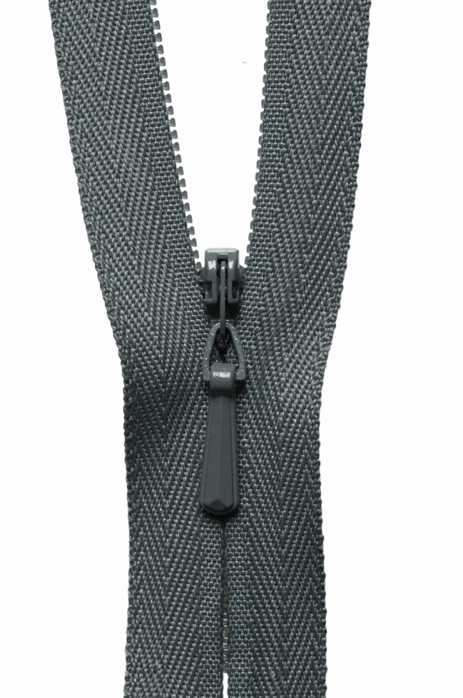 Concealed Zip - Dark Grey - 20cm / 8in