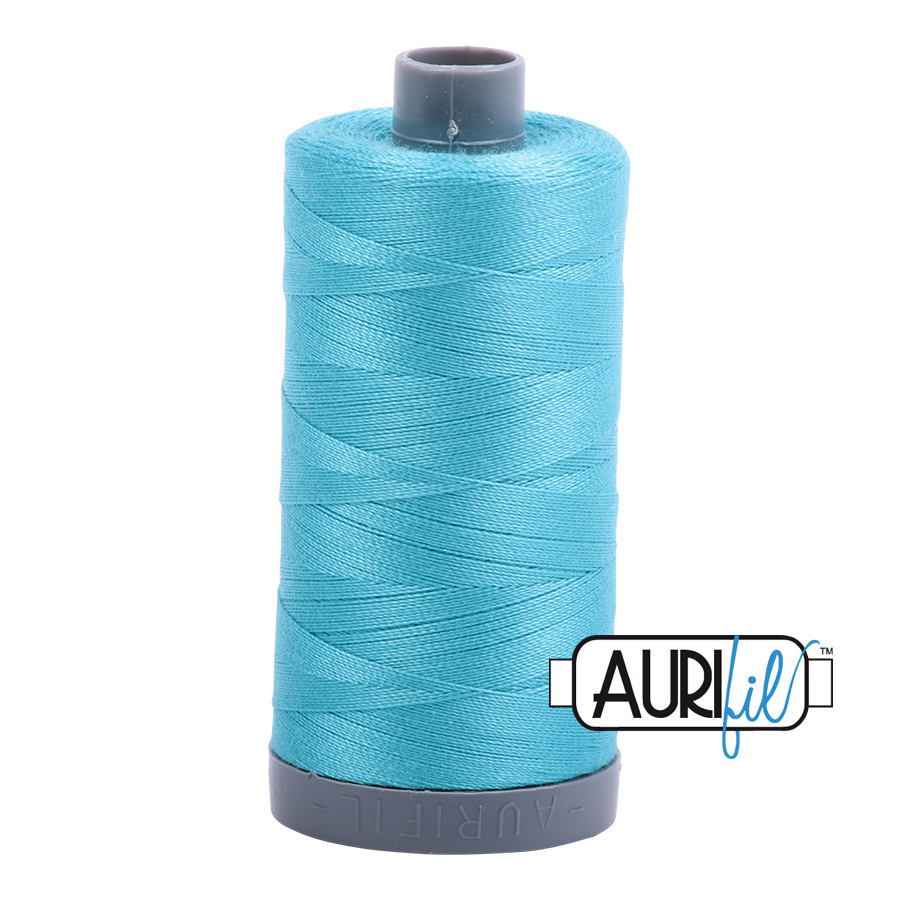 Aurifil Cotton 28wt, 5005 Bright Turquoise