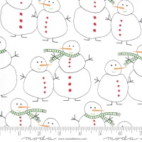 Moda - Merry & Bright - Merry Snowmen - No. 22400 13  (Winter White)
