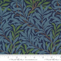 Best Of Morris by Barbara Brackman - Boughs - No. 8361 13  (Indigo) - Moda Fabrics