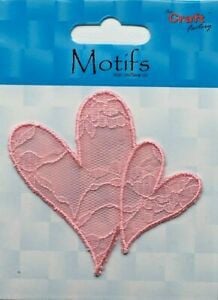 Motif - Heart - Pink Lace