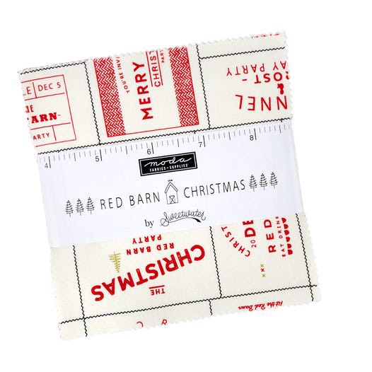 SALE! Moda - Red Barn Christmas - Charm Pack
