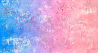 Moda - Lipstick Cowgirl - Splatter Ombre - No. 31725 16 (Blue/Pink)