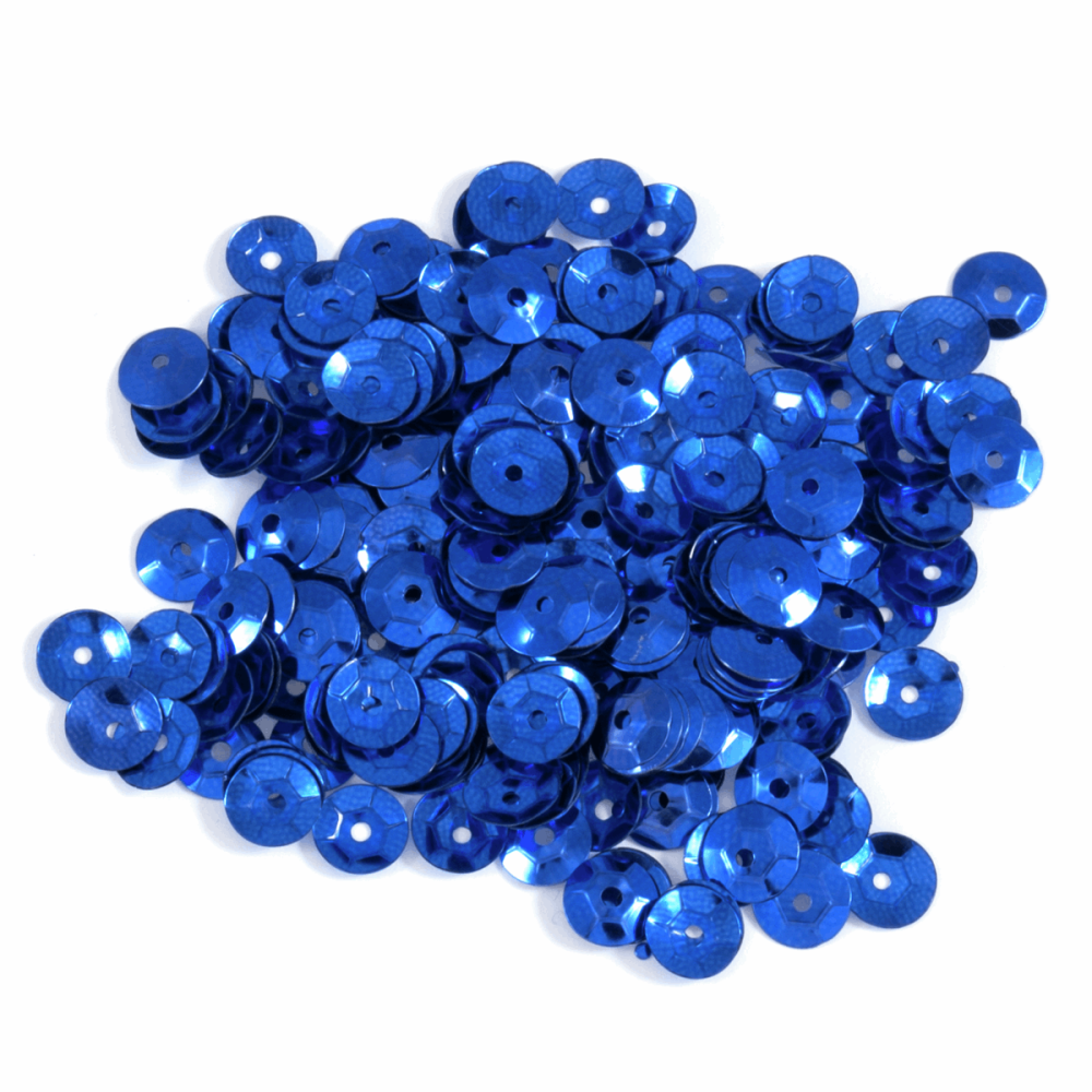 Sequins - Cups - Small - 5mm - Royal Blue (Trimits)