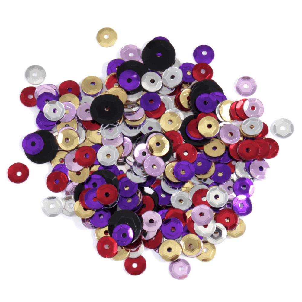 Sequins - Cups - Small - 5mm - Multi-Coloured (Trimits)