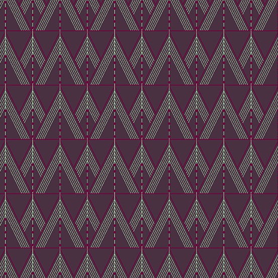 Giucy Giuce - Fabric from the Attic - Tuxedo - A-9980-P (Darkest Purple)