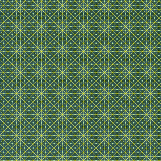 Giucy Giuce - Fabric from the Attic - Matrix - A-9981-B (Kingfisher Bird)