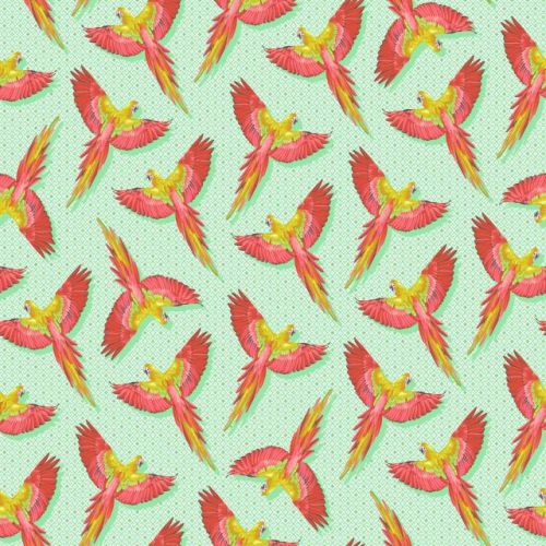 Tula Pink - Daydreamer - Macaw Ya Later (Mango) - PWTP170.MANGO