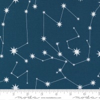 Last Piece - 1 metre length - Moda - Nocturnal - Constellation - No. 48333 17 (Lake)