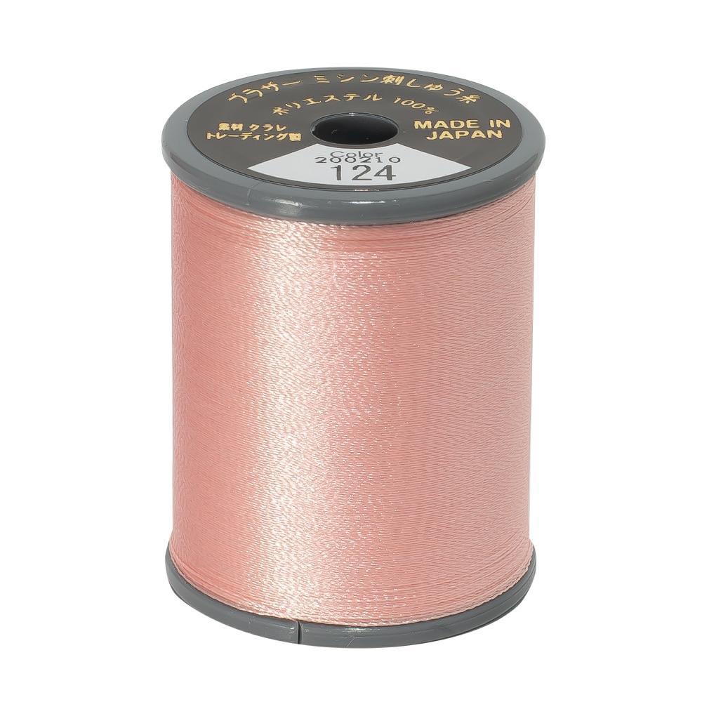 Brother Embroidery Thread  #50 - 124 Light Pink