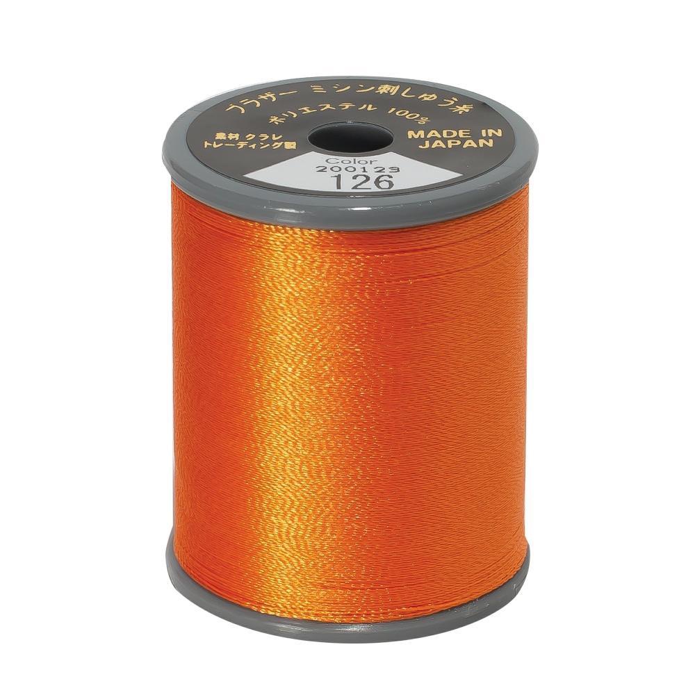 Brother Embroidery Thread  #50 - 126 Pumpkin