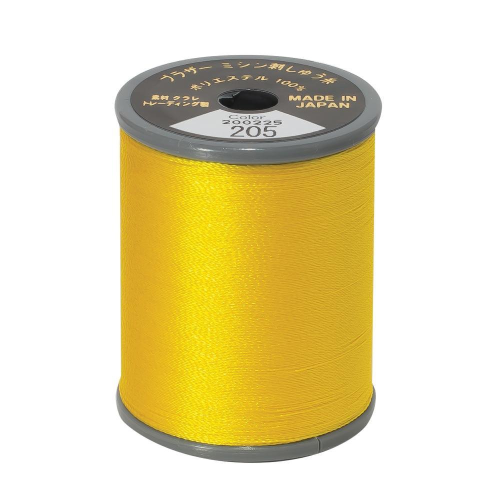 Brother Embroidery Thread  #50 - 205 Yellow