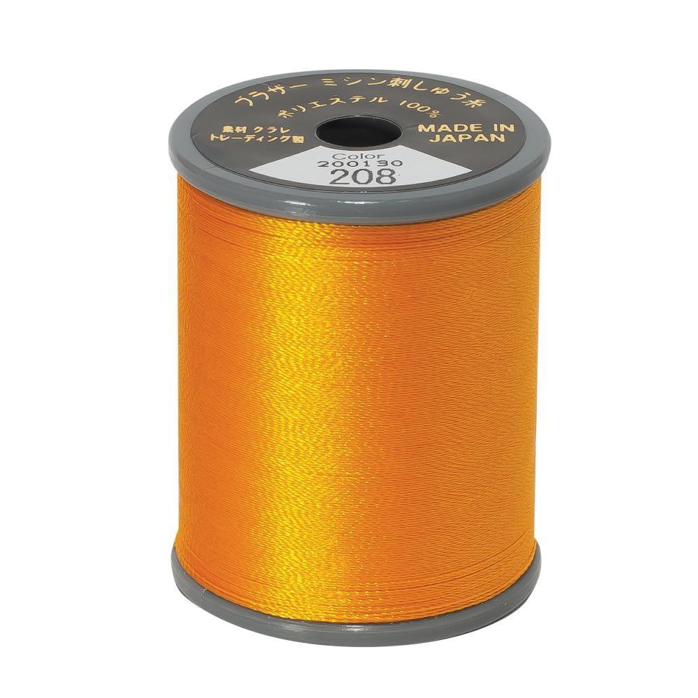 Brother Embroidery Thread  #50 - 208 Orange