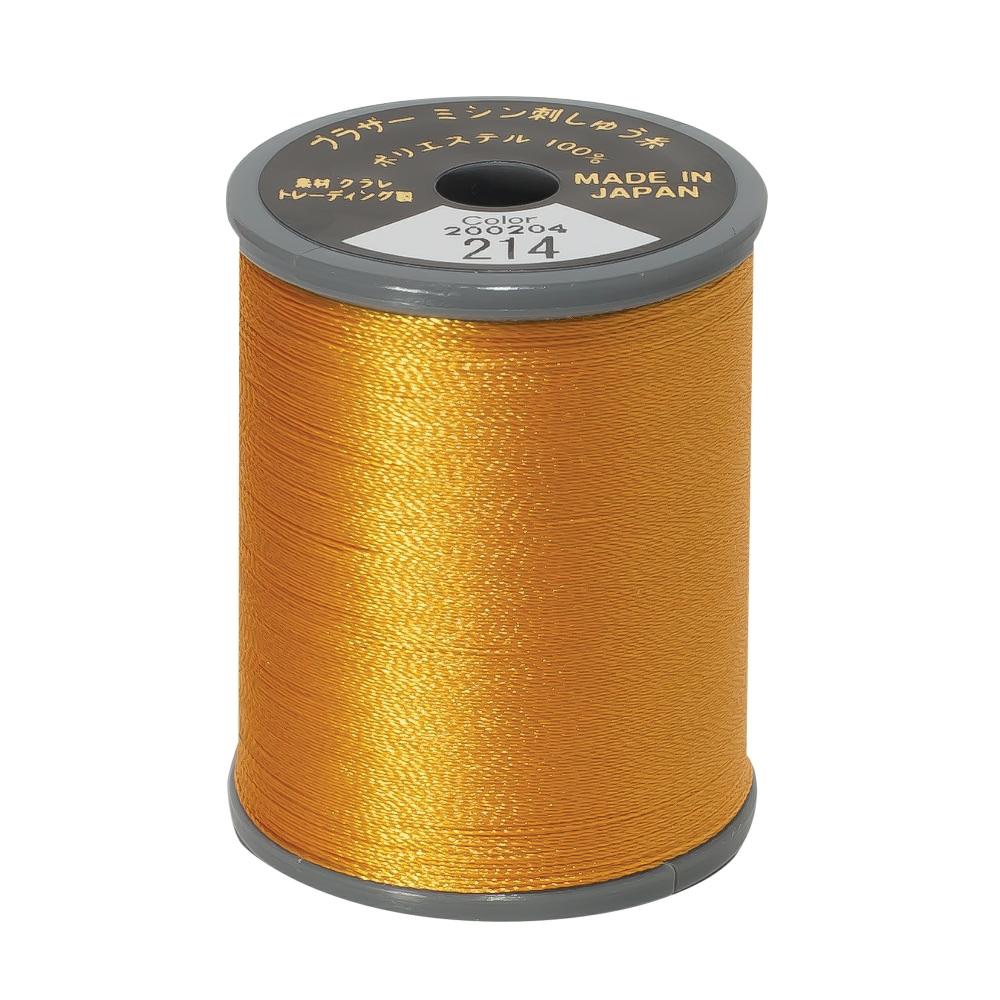 Brother Embroidery Thread  #50 - 214 Deep Gold