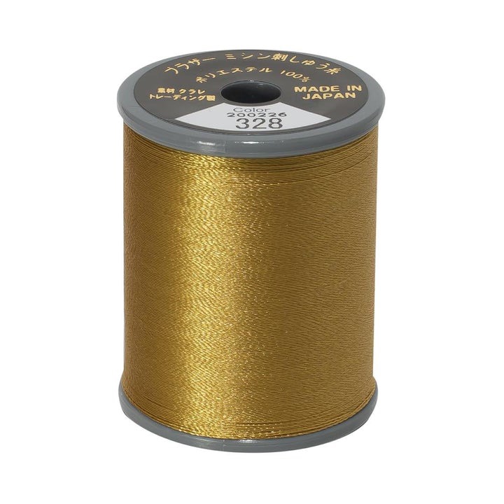 Brother Embroidery Thread  #50 - 328 Brass