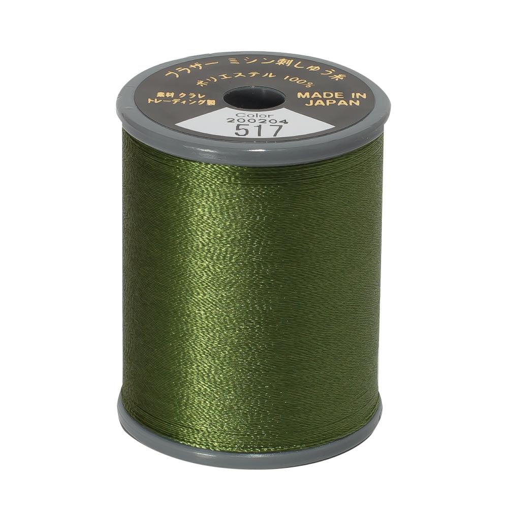 Brother Embroidery Thread  #50 - 517 Dark Olive