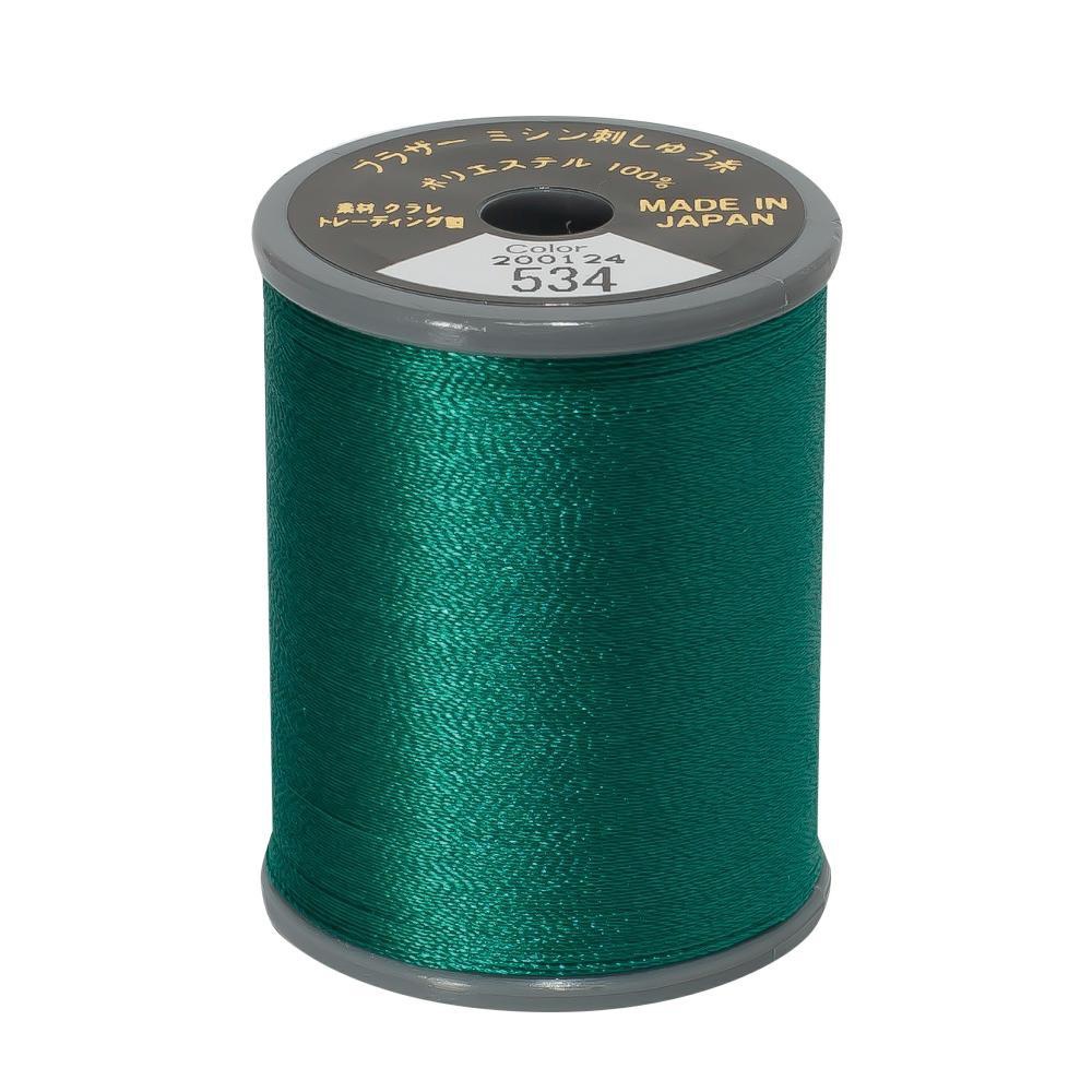 Brother Embroidery Thread  #50 - 534 Teal Green