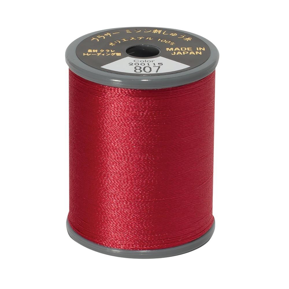 Brother Embroidery Thread  #50 - 807 Carmine