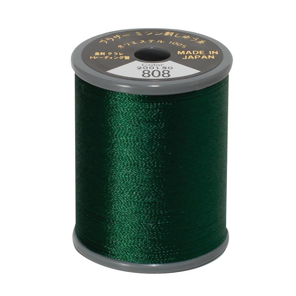 Brother Embroidery Thread  #50 - 808 Deep Green