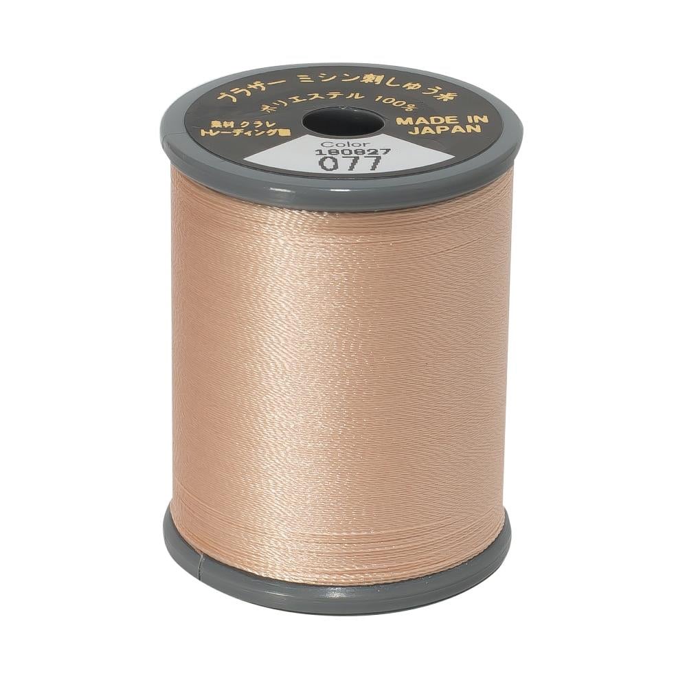 Brother Embroidery Thread  #50 - 077S Base Light