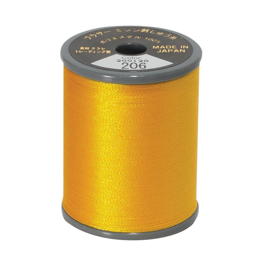 Brother Embroidery Thread  #50 - 206 Harvest Gold