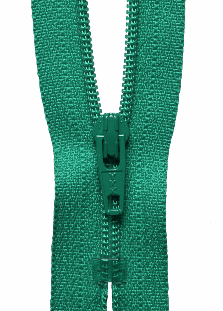 Nylon Dress and Skirt  Zip - Bright Green - 10cm / 4in