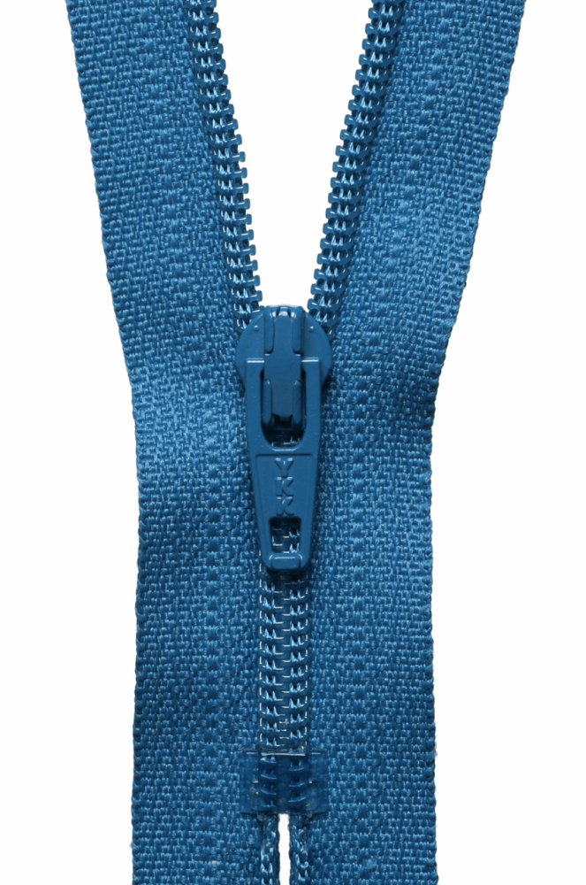 Nylon Dress and Skirt  Zip - Saxe Blue - 10cm / 4in