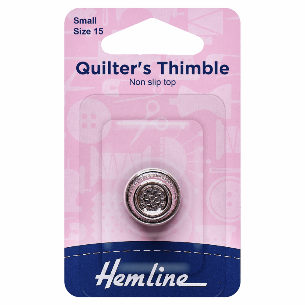 Quilter's Metal Thimble - Small (Hemline)