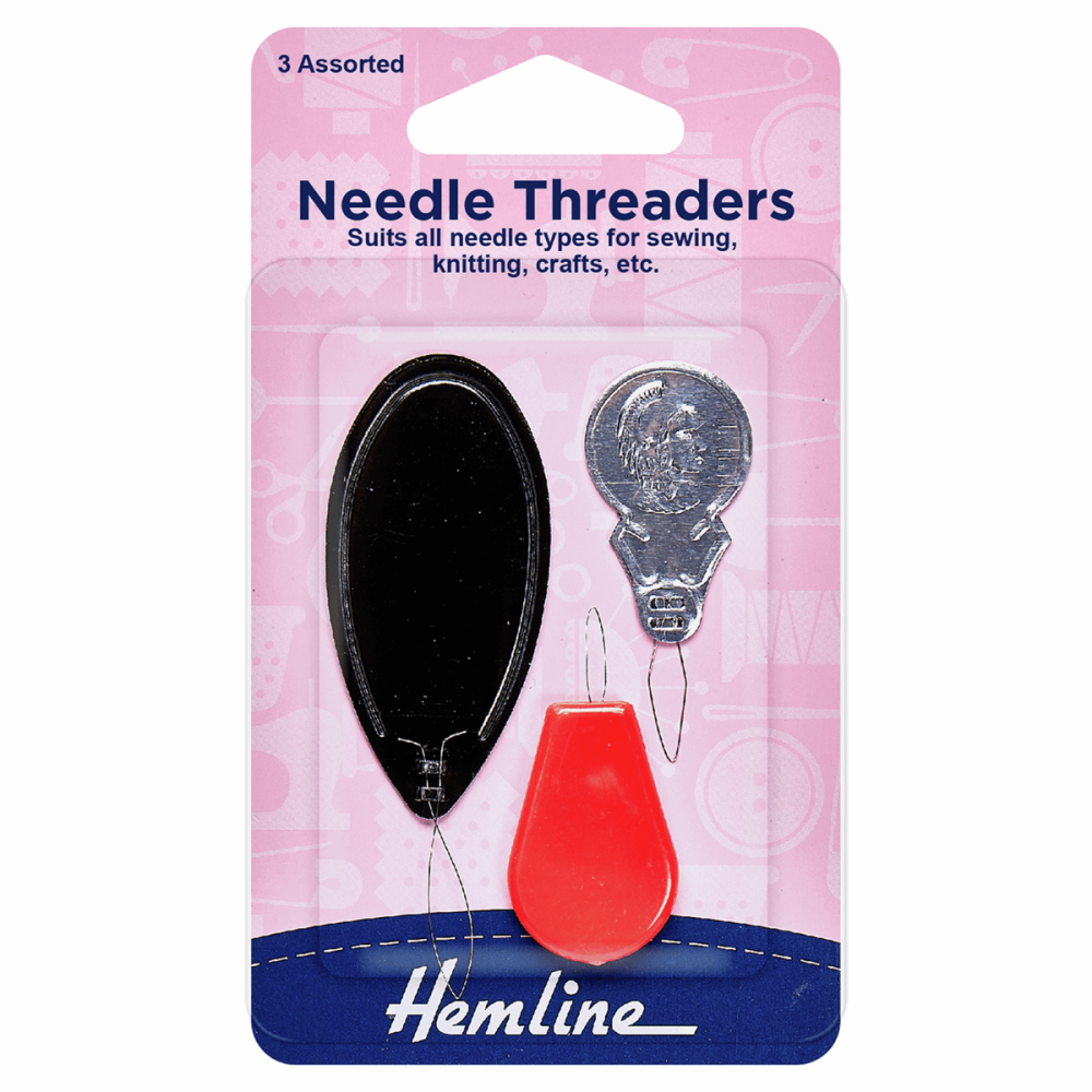 Needle Threaders: Assorted Pack of 3 (Hemline)
