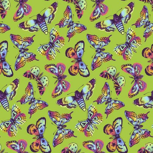 Tula Pink - Daydreamer - Butterfly Kisses (Avocado) - PWTP172.AVOCADO