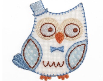 Motif - Owl - Blue