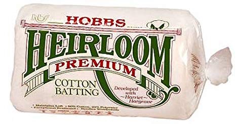 Hobbs Heirloom Premium Cotton - 80% Cotton 20% Polyester - King Size - 120" x 120"