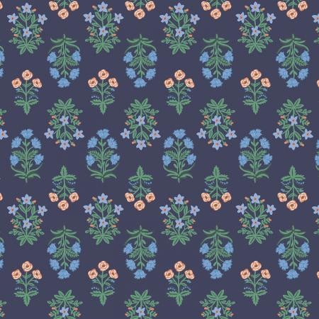 Moda - Camont by Rifle Paper Co. - Mughal Rose - 304090-20 (Navy)
