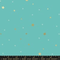 Moda - Birthday by Ruby Star Society - Tiny Stars - RS2049 13M (Turquoise)