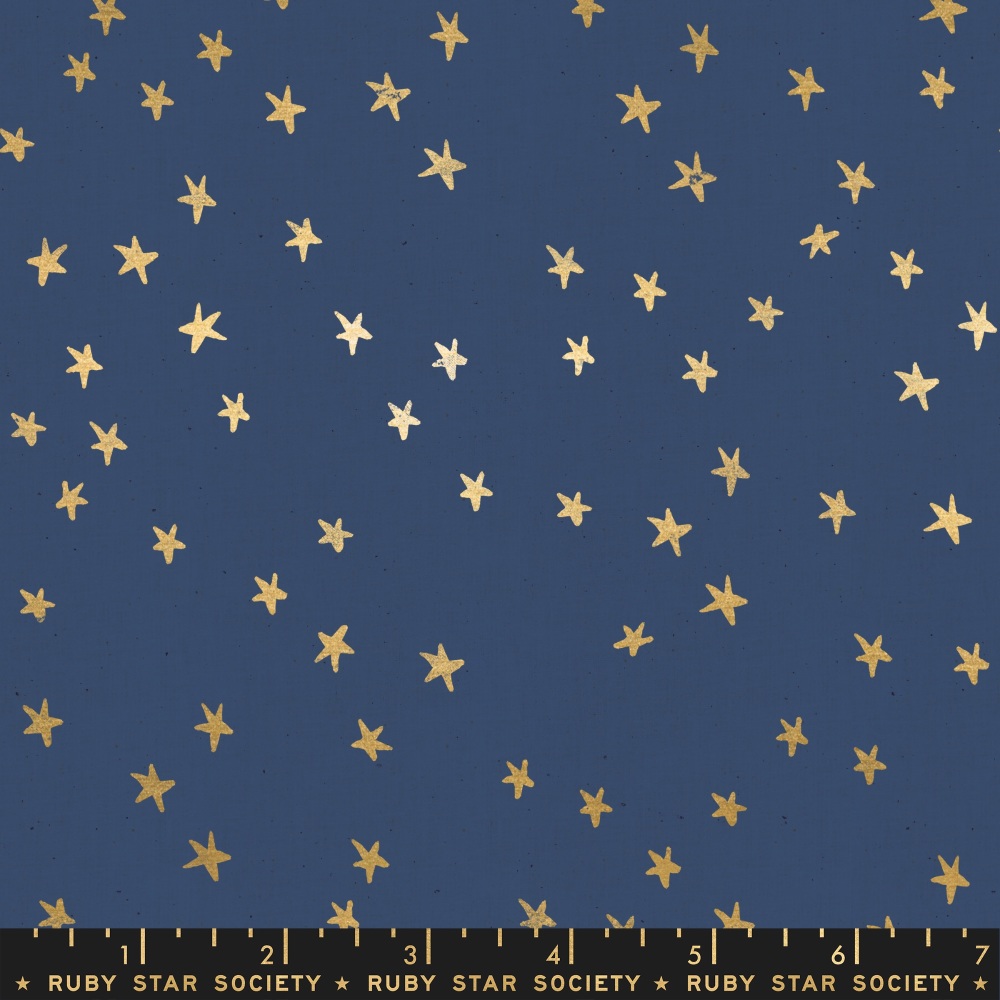 Last Piece - 1.20m length - Moda - Starry by Ruby Star Society - RS4006 26M (Bluebell)