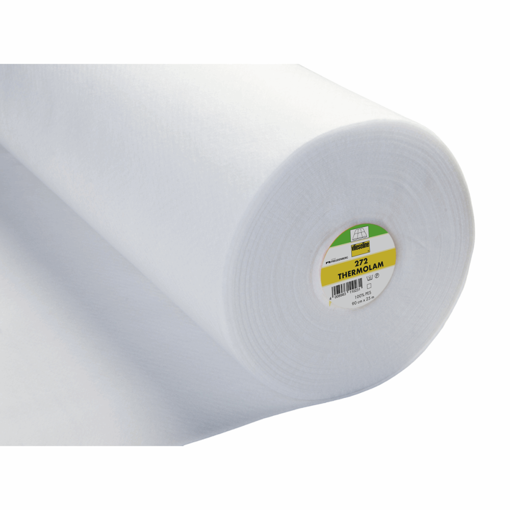 Vlieseline Thermolam Compressed Wadding (H272) - Polyester - Sew-In - White - 90cm wide