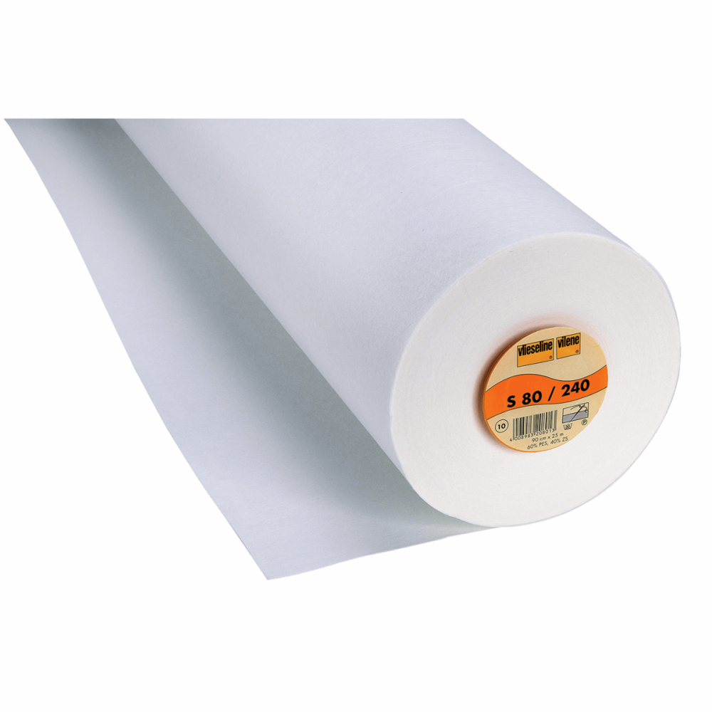 Vlieseline Extra Heavy Interlining (S80 / 240) - Sew-In - White - 90cm wide