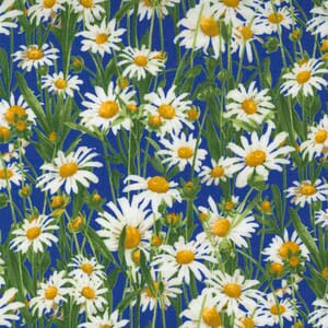 Moda - Wildflowers - Floral Daisy - 33623 12 (Bluebonnet)