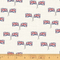 Windham Fabrics - Britannia - Union Jacks - No. 20270 110 (White)